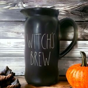 Rae Dunn "witch's brew" Halloween pitcher